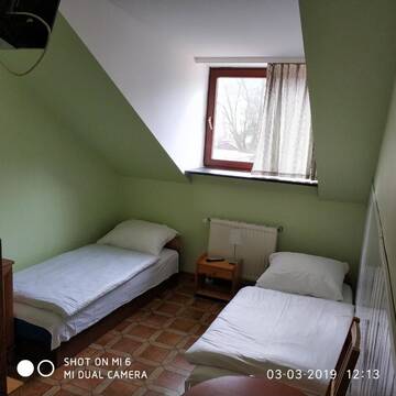 Фото номера Двухместный номер с 1 кроватью и собственной ванной комнатой Проживание в семье Pokoje Gościnne Sonia г. Тушин 8